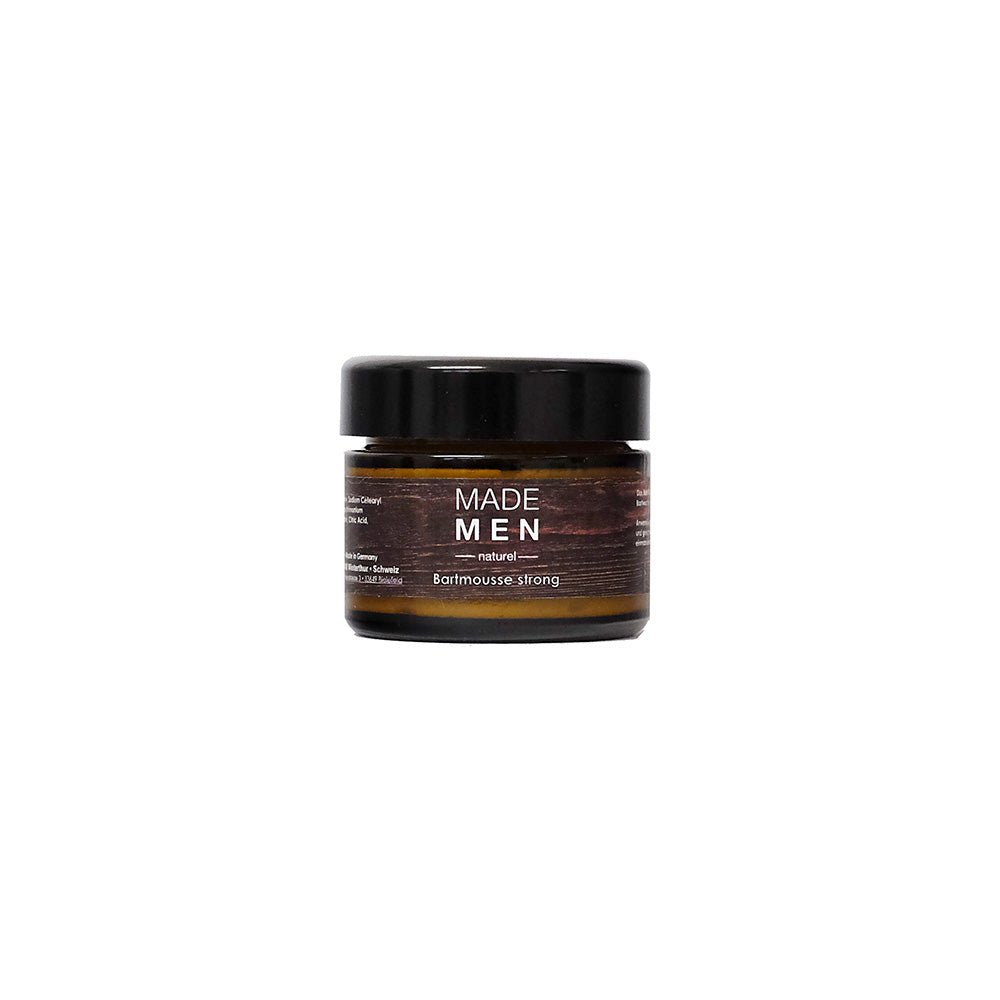 NATUREL - Bartmousse strong fĂŒr den langen Bart - MADEMEN