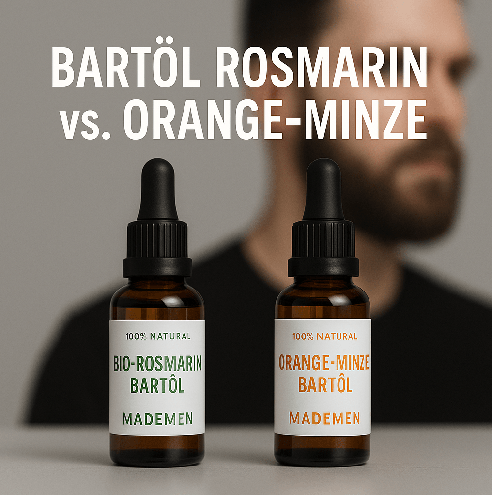 Bartöl Rosmarin vs. Orange-Minze – Vergleich & Tipps - MADEMEN