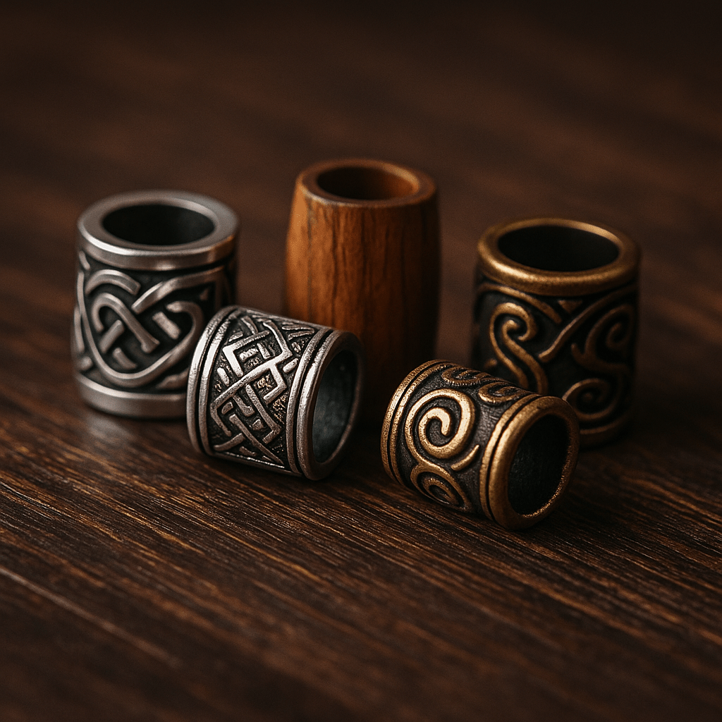 Bartschmuck Arten & Materialien – Perlen, Ringe & Symbole im Vergleich - MADEMEN