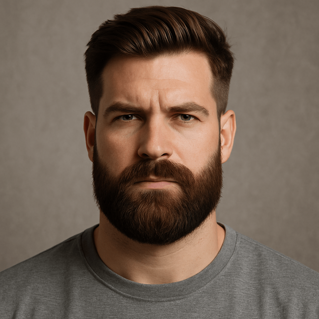 Brett Beard – markanter Bart für breite Gesichter - MADEMEN