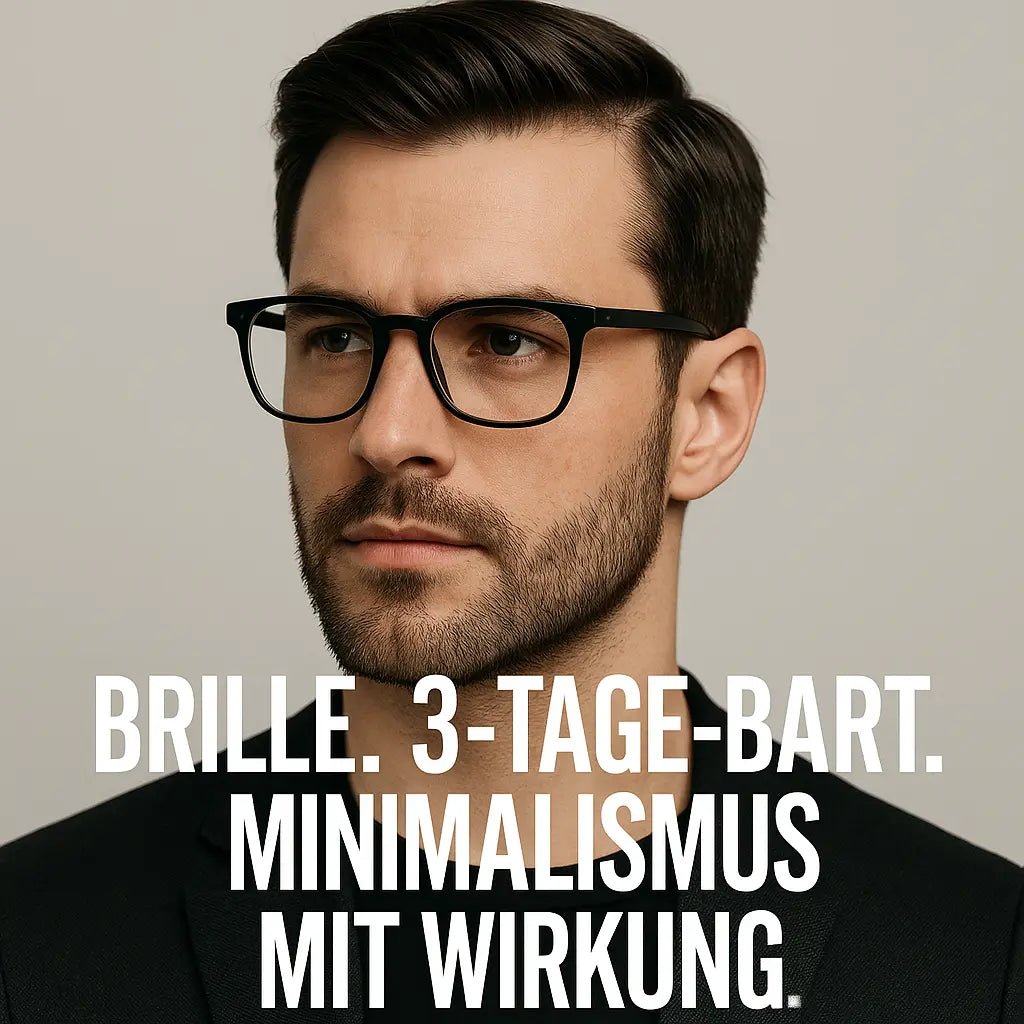 Brille & 3‑Tage-Bart – der moderne Männerlook für jeden Tag - MADEMEN