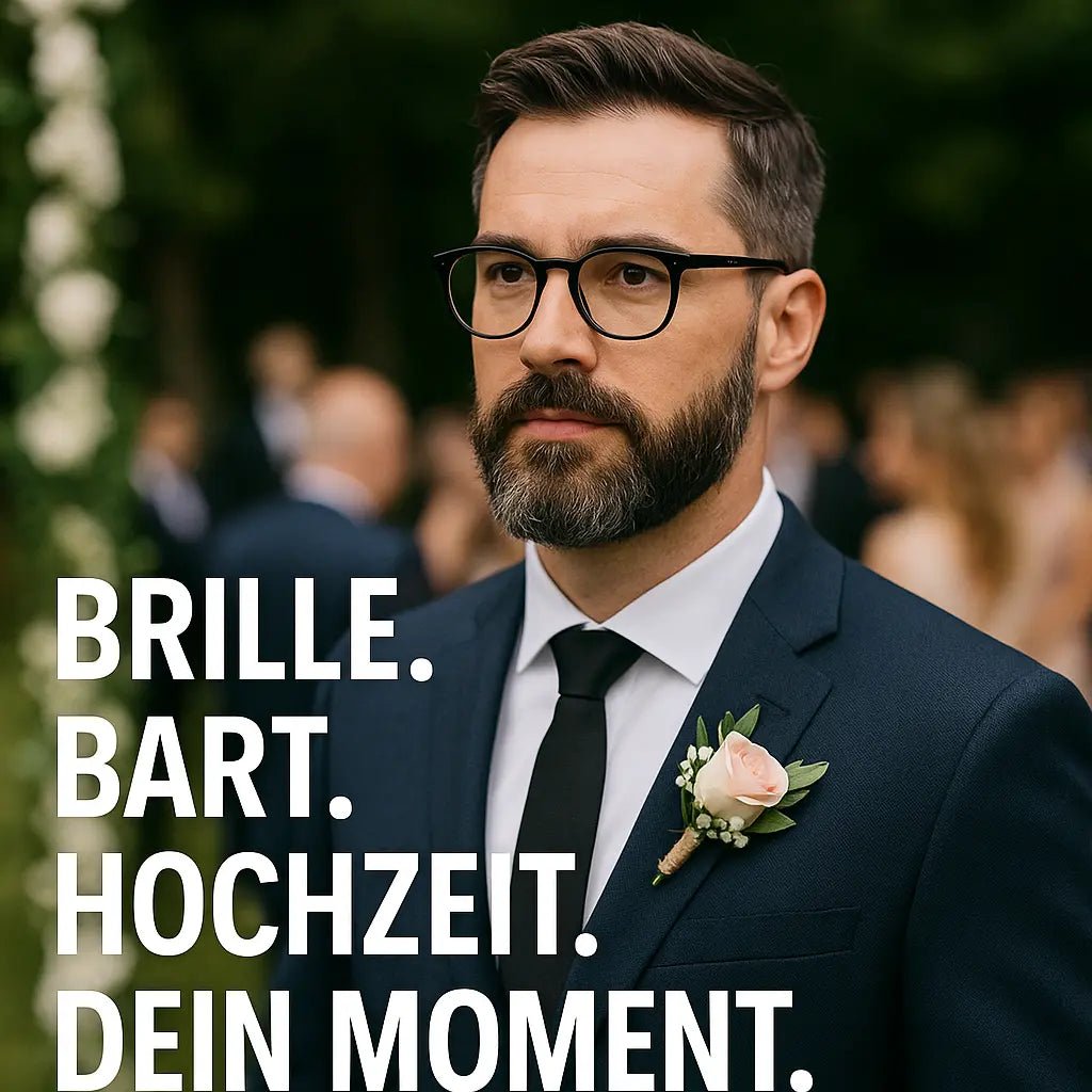 Brille & Bart auf Hochzeiten – dein stilvoller Gast-Look - MADEMEN