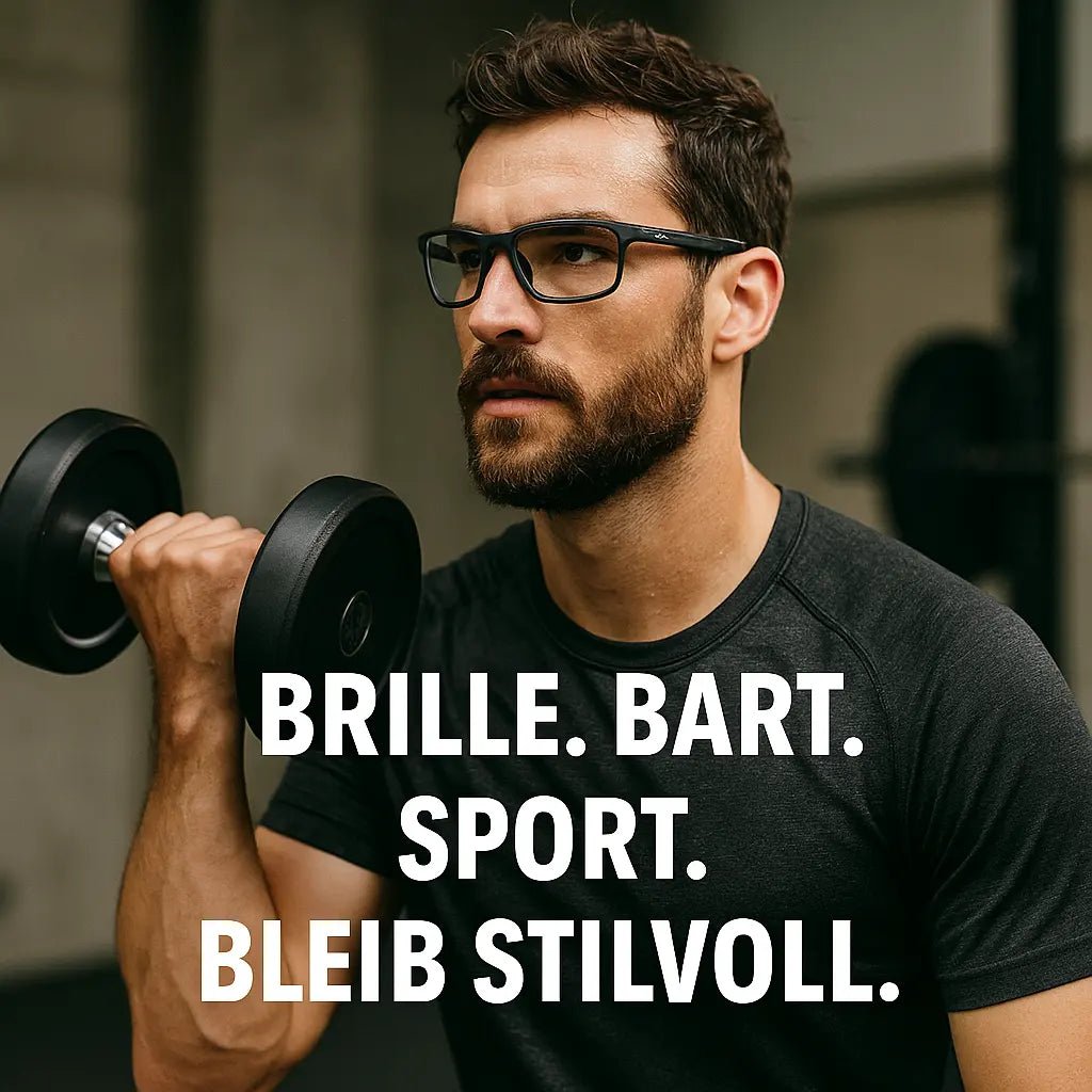 Brille & Bart beim Sport – gepflegter Look beim Training - MADEMEN