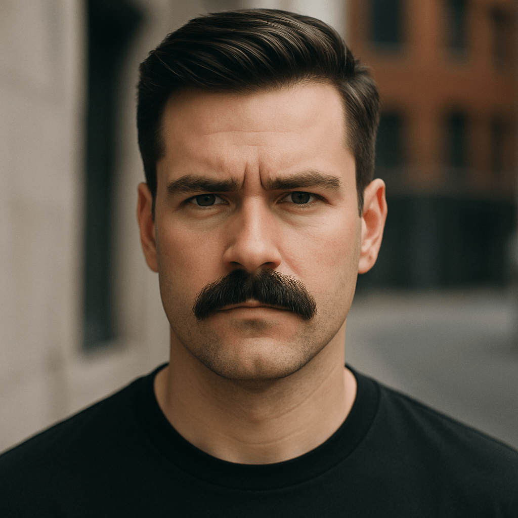 Chevron Bart Männer Schweiz – kräftiger Schnurrbart mit Charakter | MADEMEN - MADEMEN