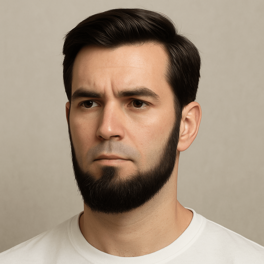 Chin Curtain Bart – Kinnvorhang im Abraham-Lincoln-Stil  MADEMEN - MADEMEN