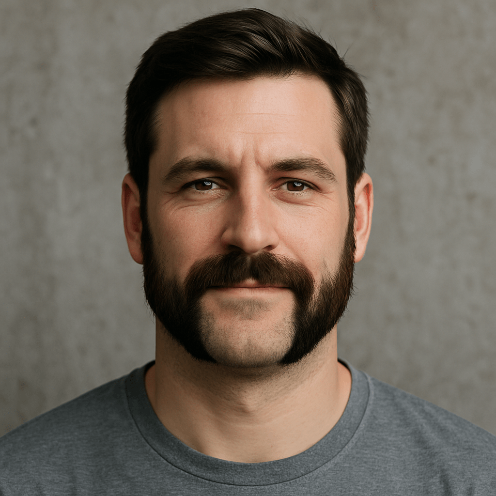 Friendly Mutton Chops – Styling & Pflege für markanten Bart mit Schnauzer - MADEMEN