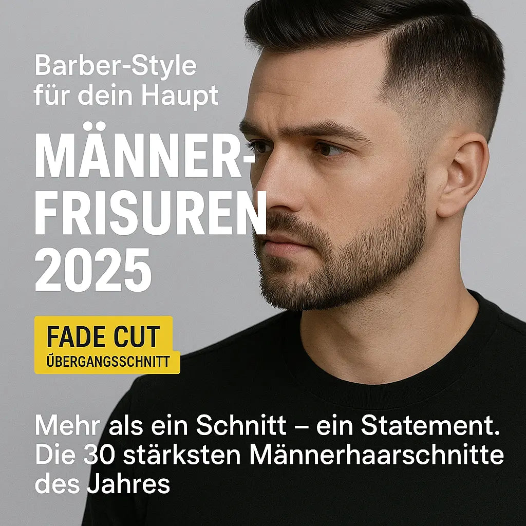 Männerfrisuren 2025 – 30 starke Haarschnitte mit & ohne Bart