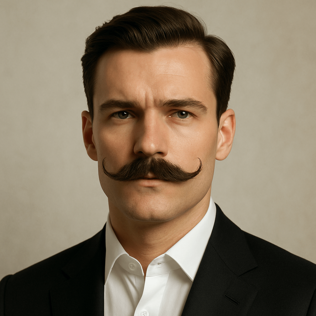 imperial Bart – aristokratischer Schnurrbart mit Stil - MADEMEN