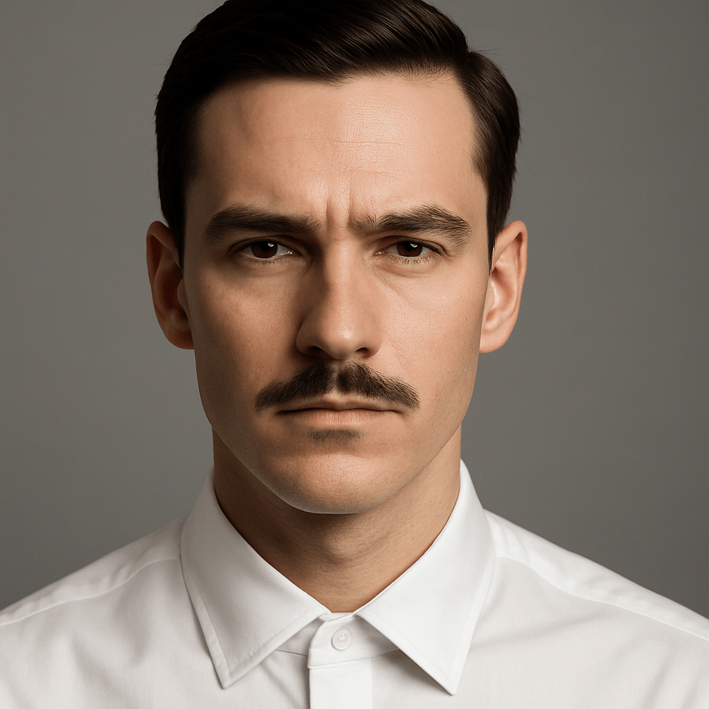 Pencil Mustache – schmaler Schnurrbart mit Stil - MADEMEN