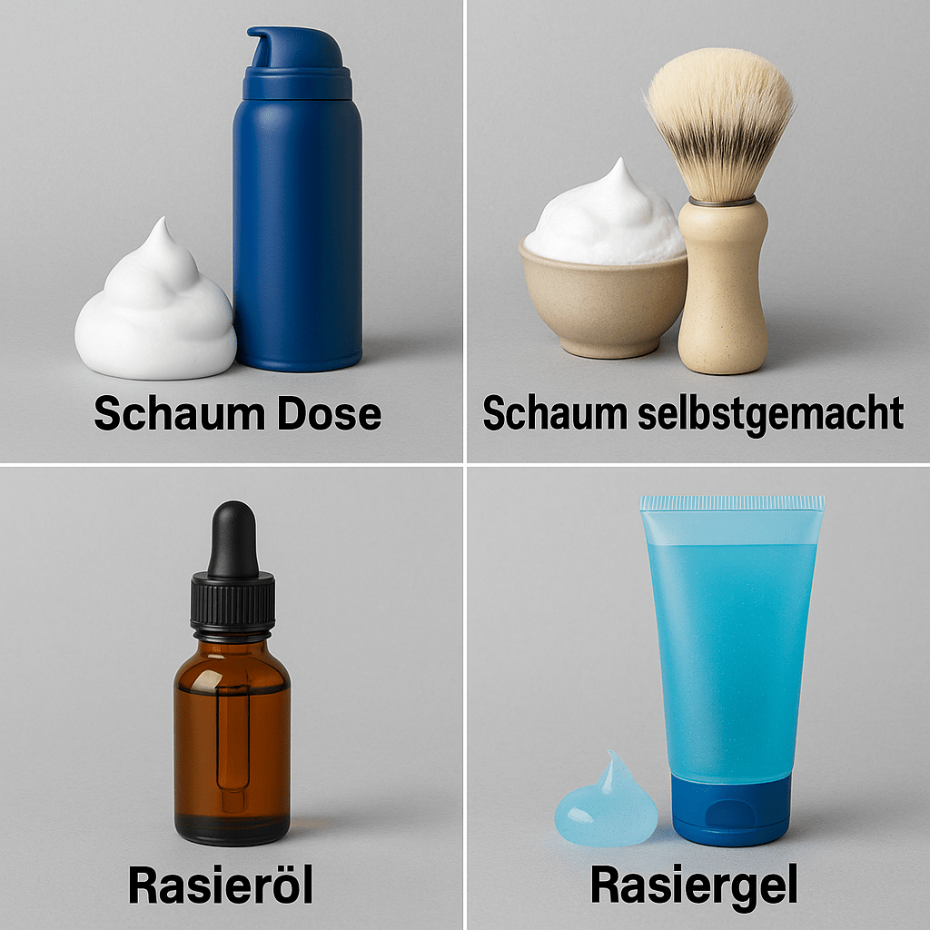 Rasierschaum, Rasieröl oder Rasiergel – der grosse Vergleich | MADEMEN - MADEMEN