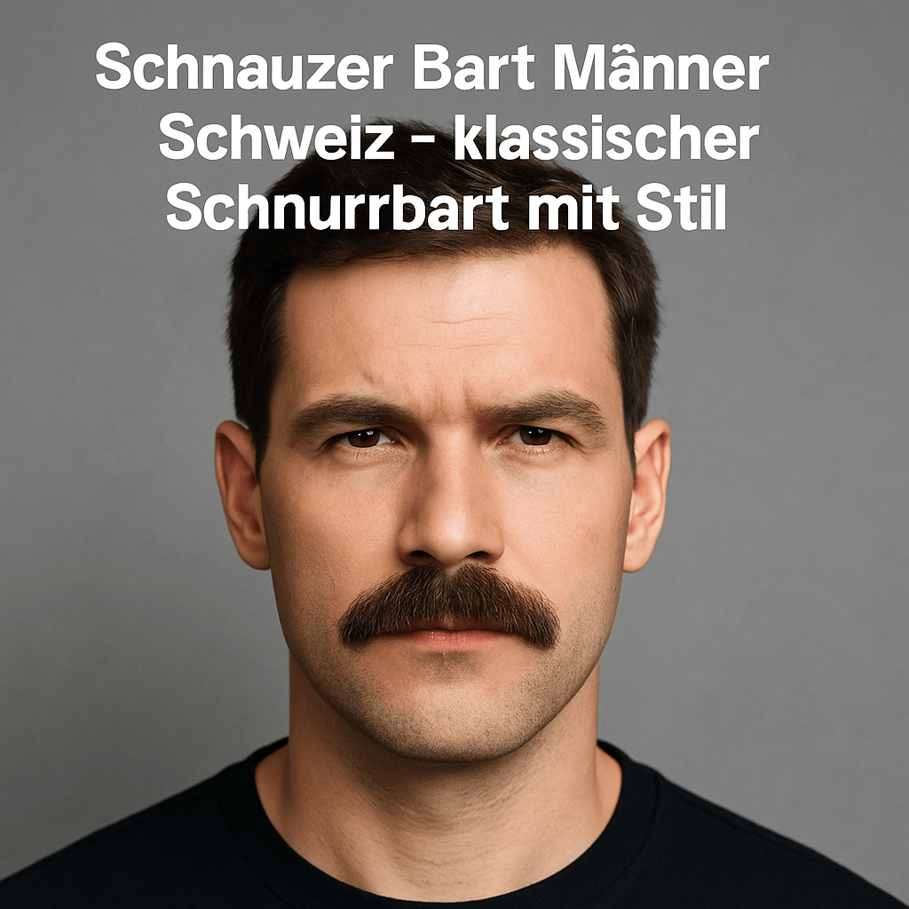 Schnauzer Bart Männer Schweiz – klassischer Schnurrbart mit Stil MADEMEN - MADEMEN