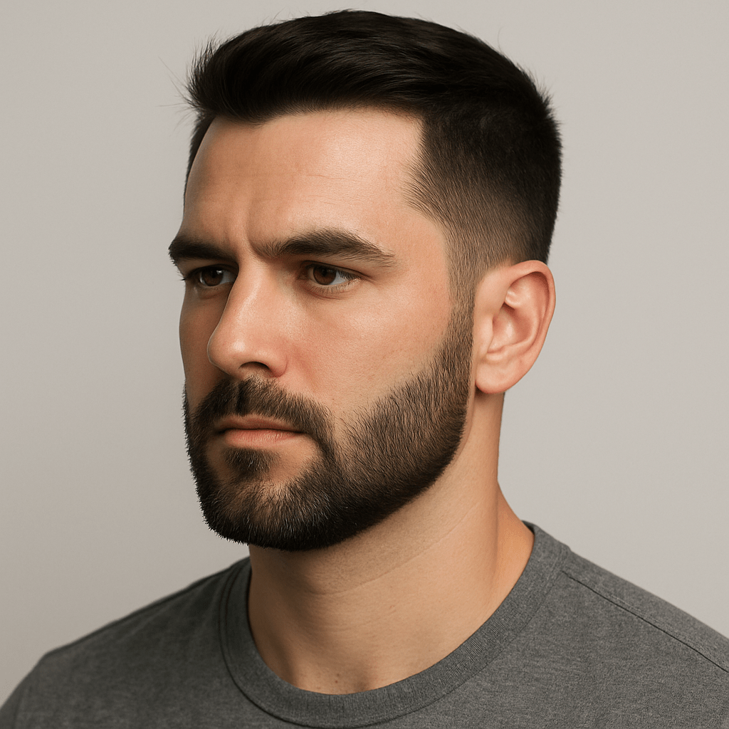 Short Boxed Beard Männer Schweiz – gepflegter Bartstyle MADEMEN - MADEMEN
