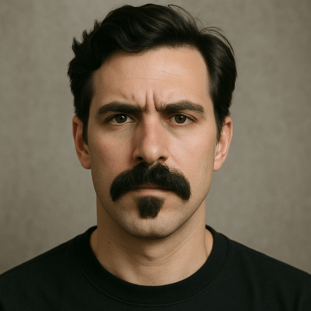 Zappa Mustache – markanter Schnauzer mit Soul Patch - MADEMEN
