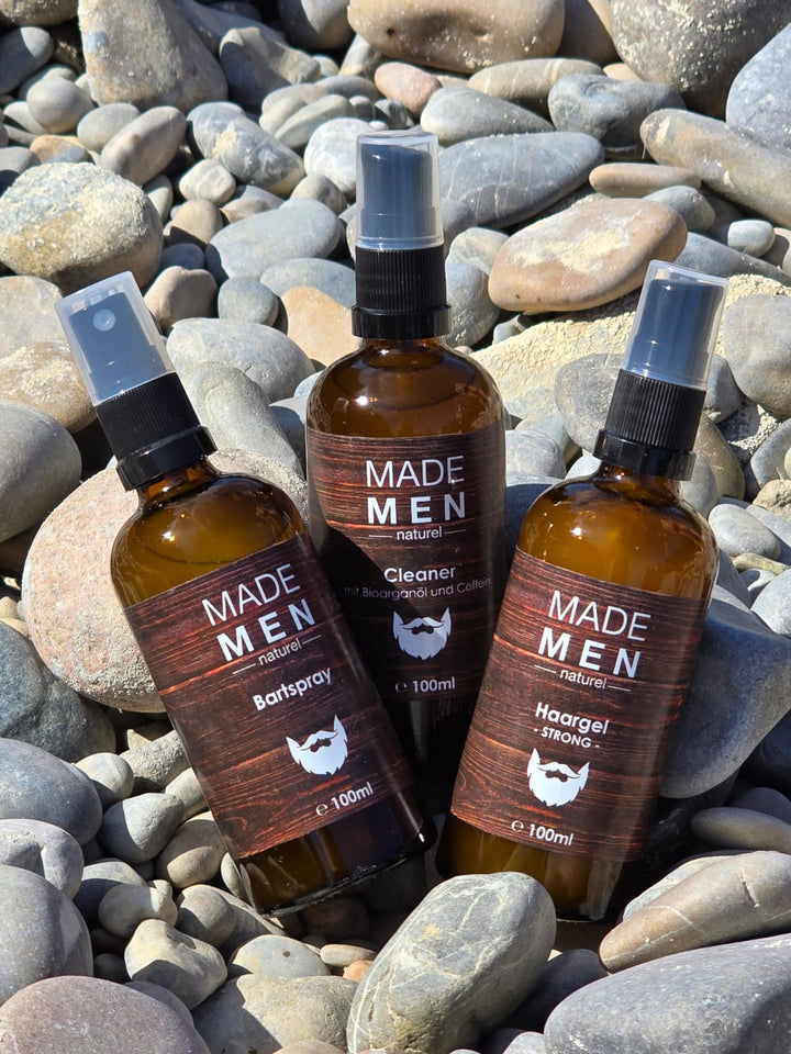 NATUREL - Haar - und Bartgel spray strong - MADEMEN